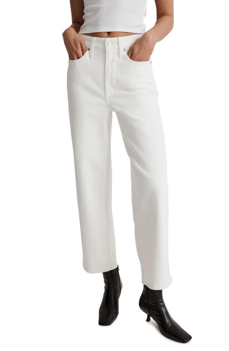 Madewell The Perfect Vintage Wide Leg Crop Jeans, Main, color, 