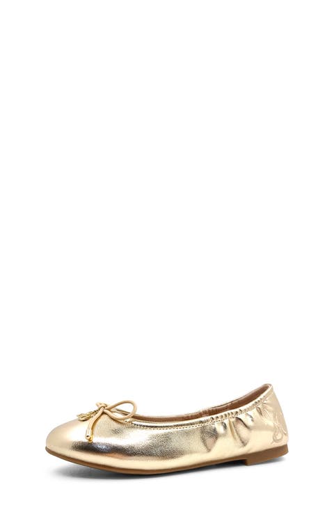 Kids' Felicia Flex Faux Leather Ballet Flat