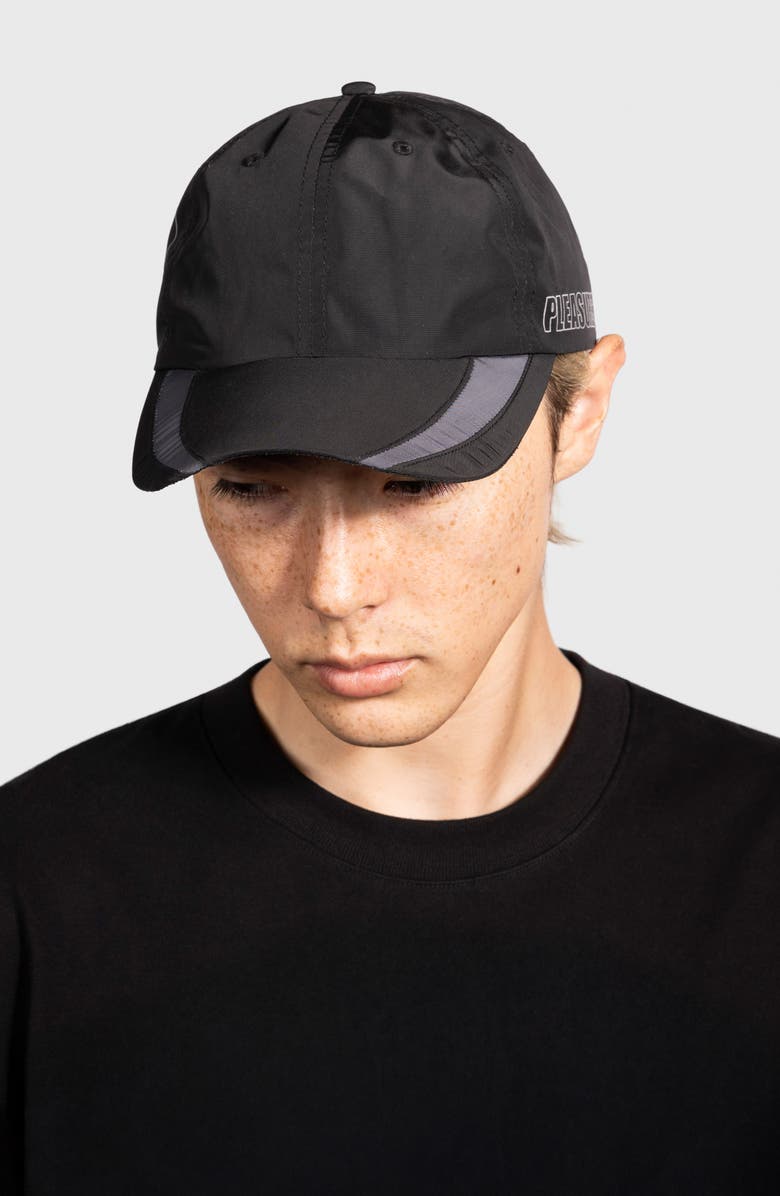 PLEASURES x Boiler Room Sport Baseball Cap, Alternate, color, Black