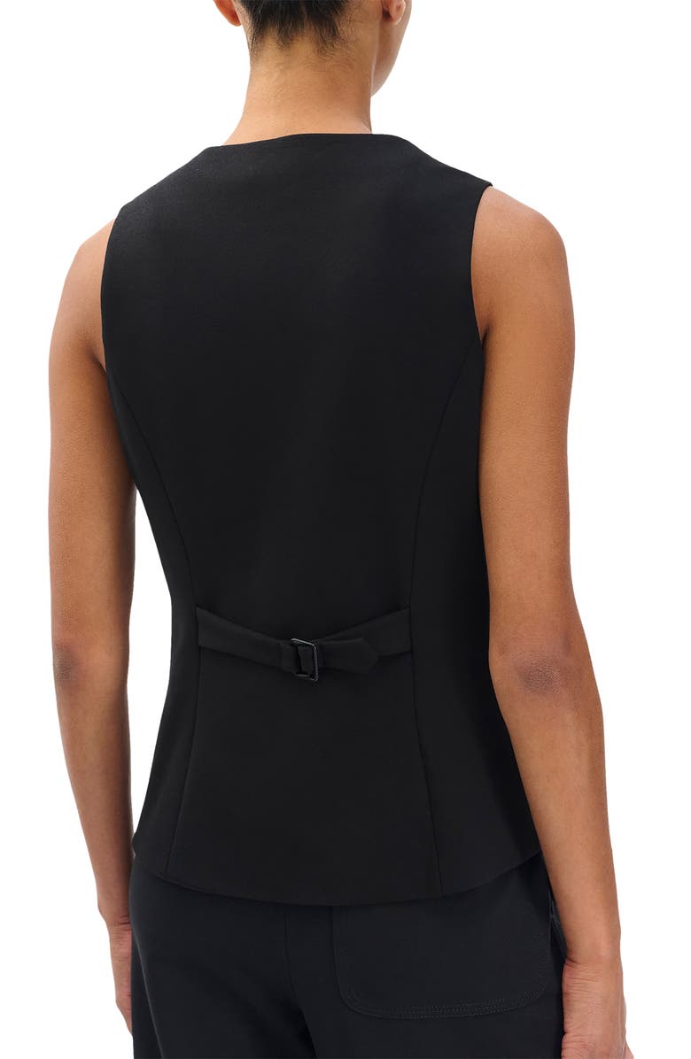 rag & bone Irina Ponte Longline, Alternate, color, Black