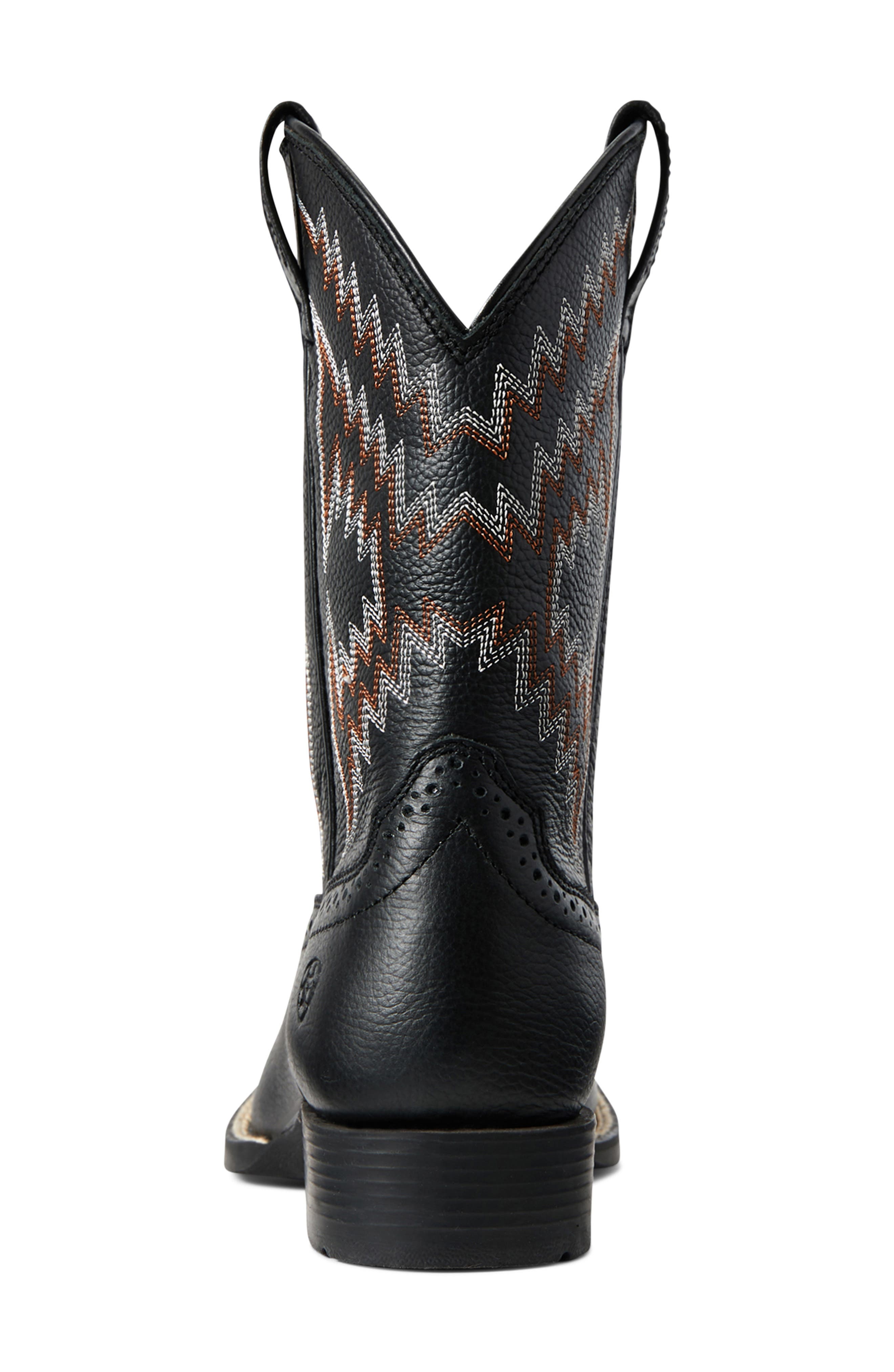 Ariat Kids' Tycoon Western Boot, Alternate, color, Bear Black