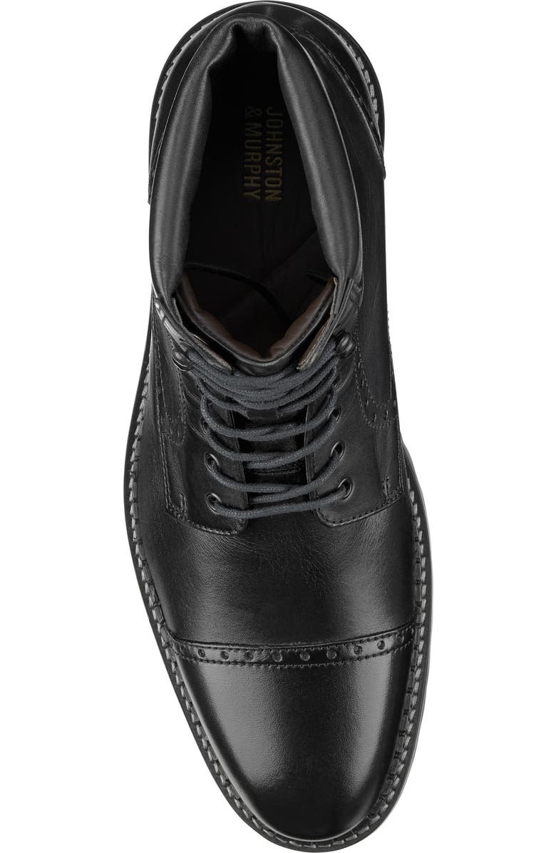 Johnston & Murphy Garrison Cap Toe Boot, Alternate, color,