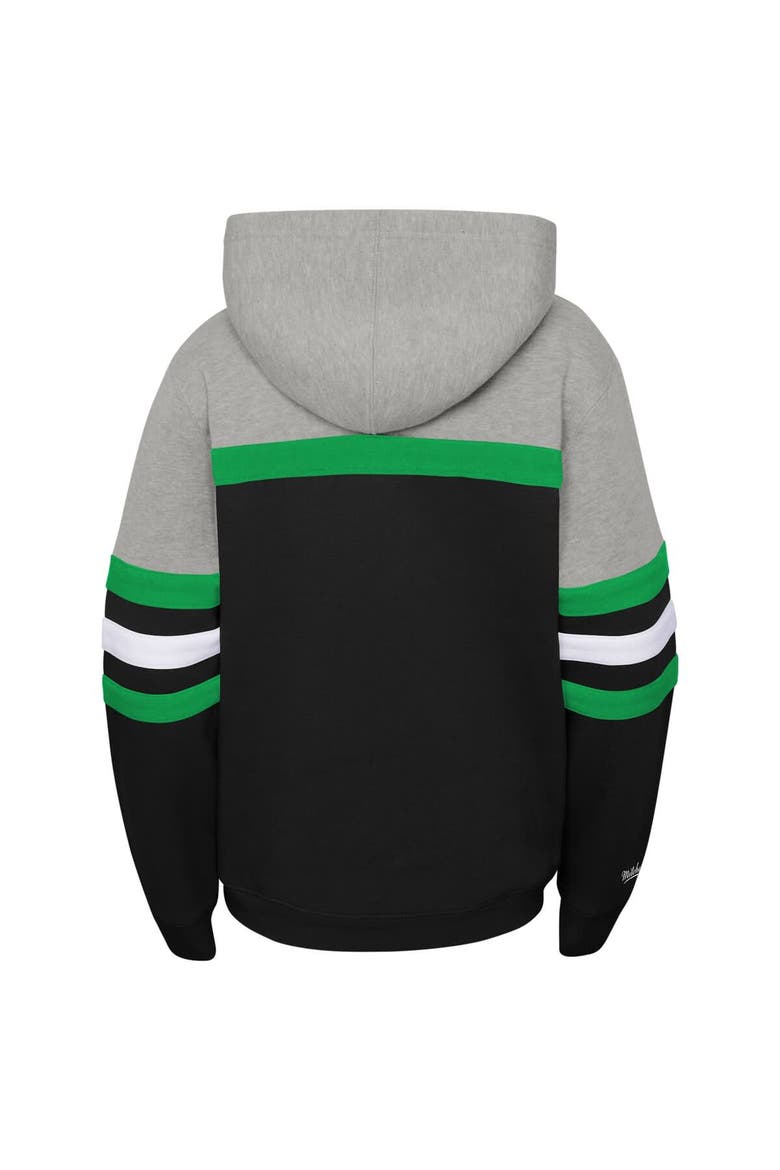 Youth Mitchell & Ness  Black Philadelphia Eagles Throwback Head Coach Pullover Hoodie, Alternate, color, Black