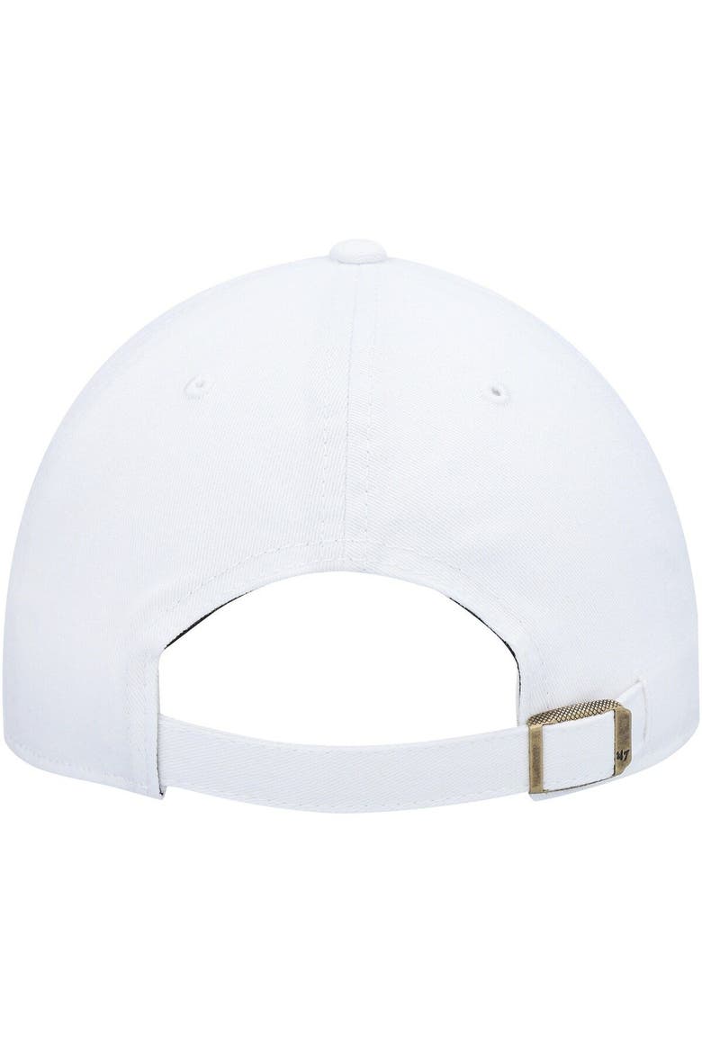 Women's '47 White Seattle Seahawks Miata Clean Up Logo Adjustable Hat, Alternate, color, White
