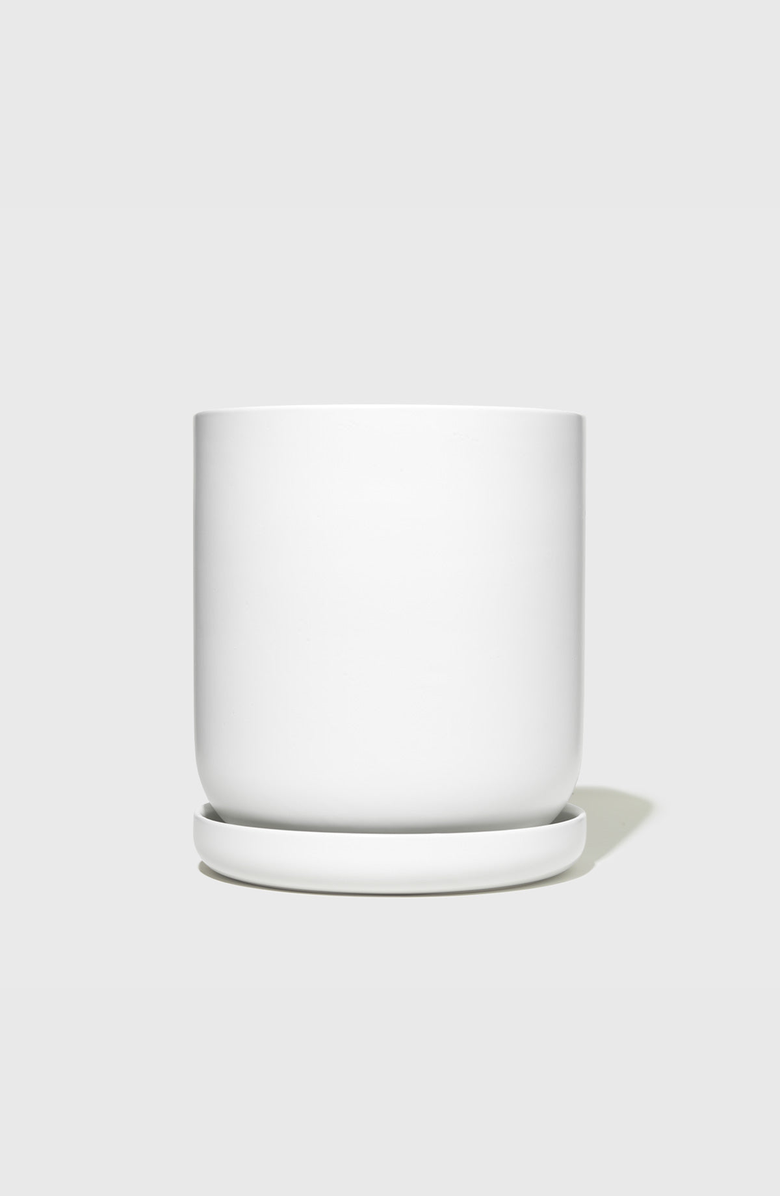 PUBLIC GOODS Stoneware Planter, Main, color, Matte White