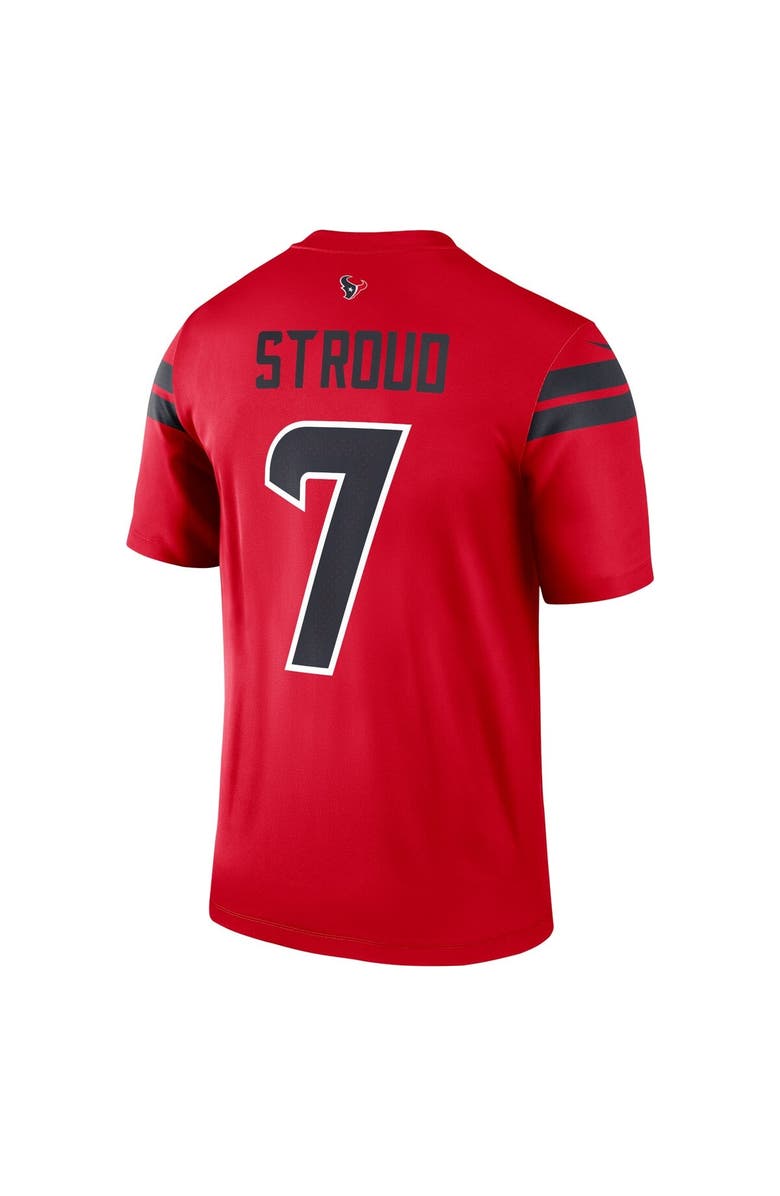 Nike Men's Nike C.J. Stroud Red Houston Texans Alternate Legend Player Performance Top, Alternate, color, Red
