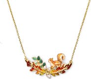 Bill Skinner Studio Squirrel & Acorn Necklace