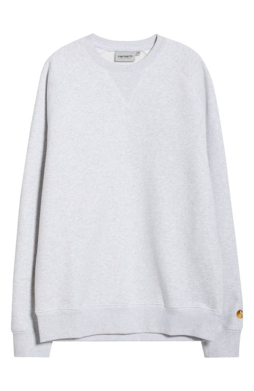 Carhartt Work In Progress Chase Crewneck Sweatshirt In White