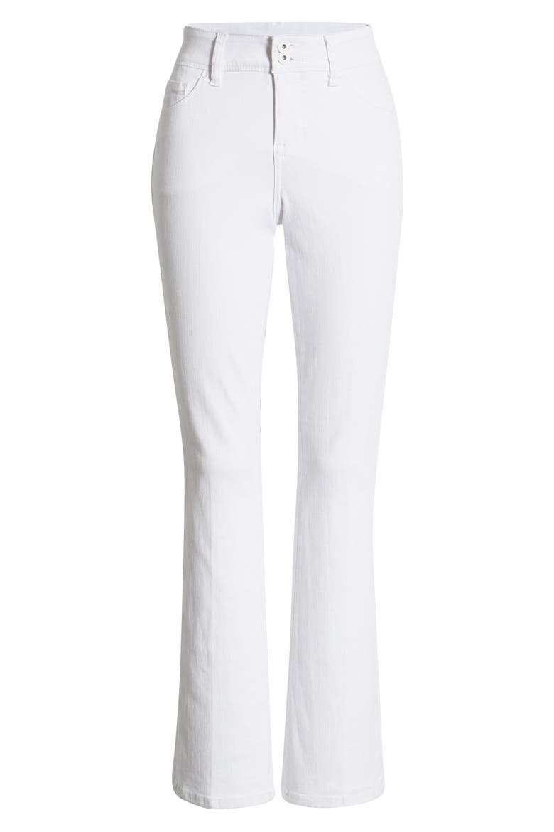 Jeans Gloria High Waist Flare Jeans, Alternate, color, WHITE