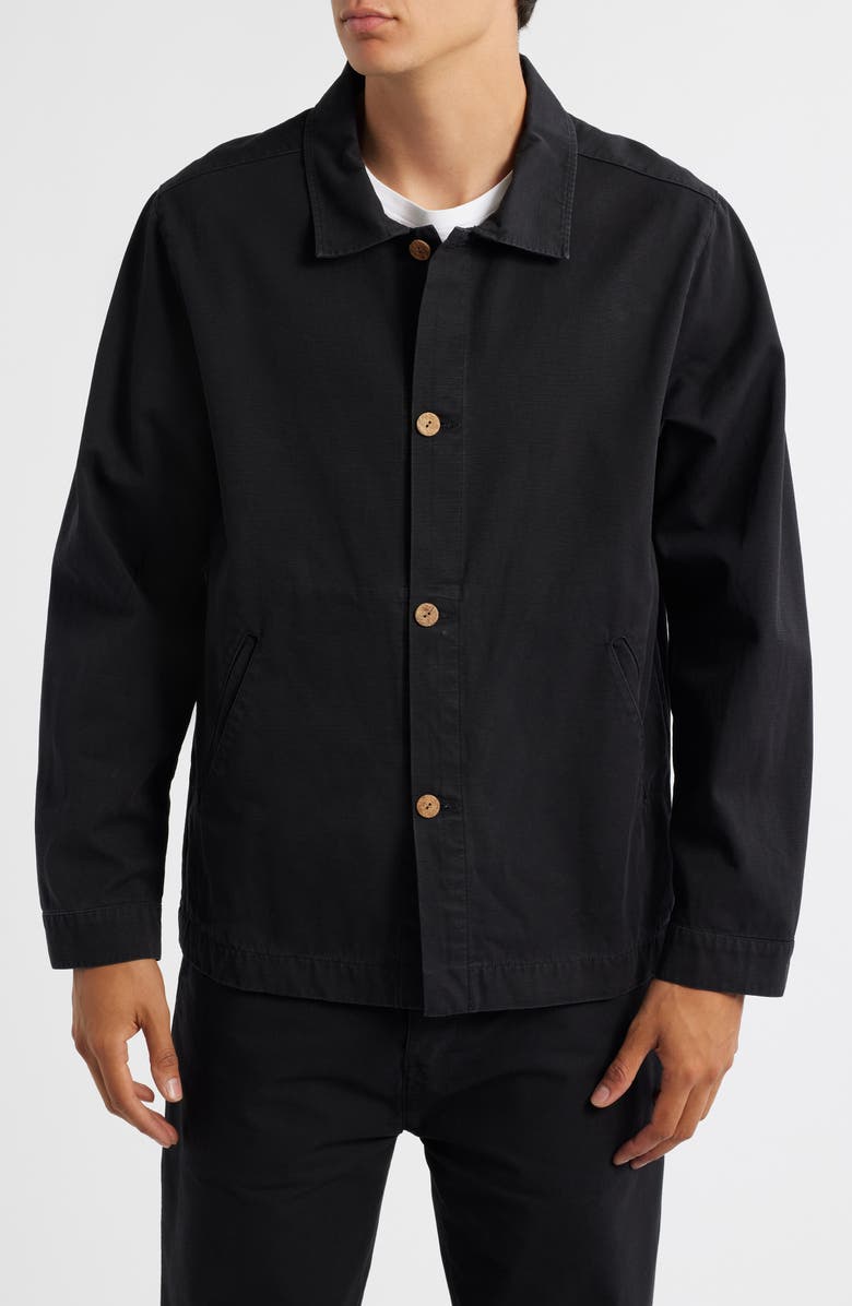 ALEX CRANE Pac Organic Cotton Ripstop Shell Jacket, Alternate, color, Night