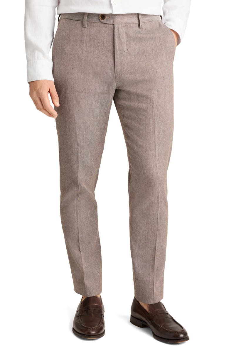 Bonobos Primo Cotton & Linen Blend Chinos, Main, color,