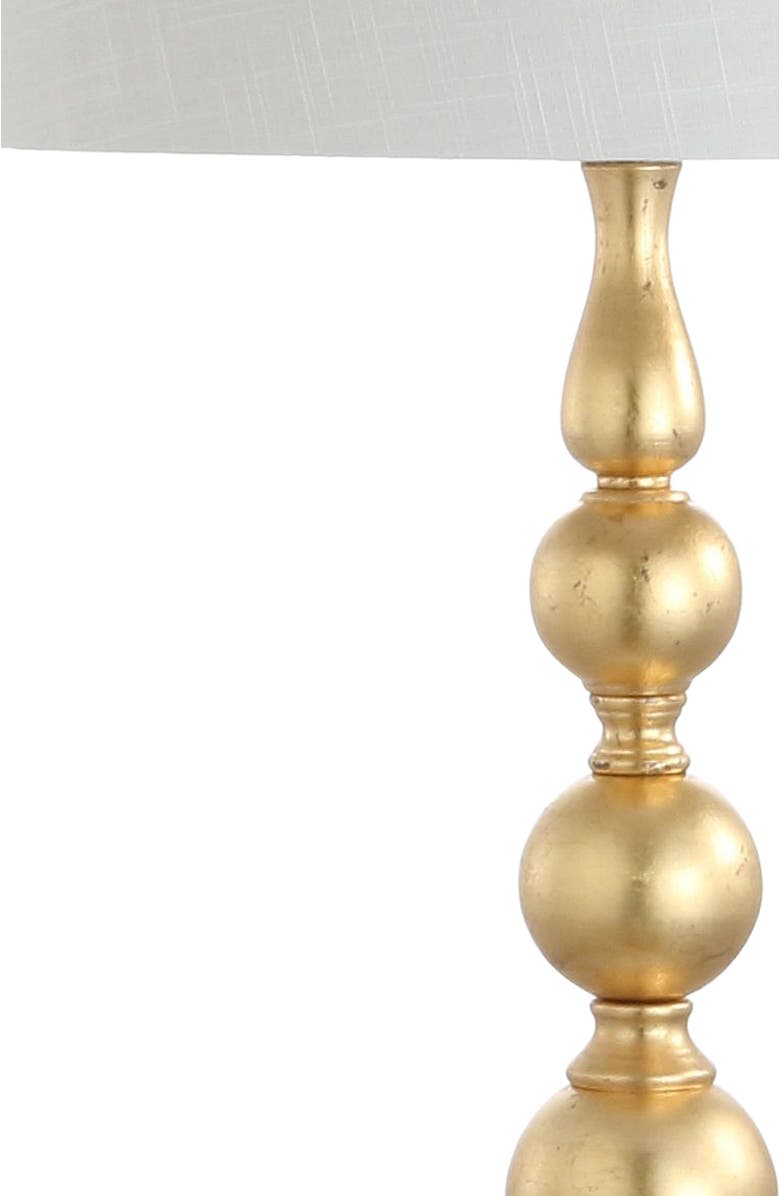 JONATHAN Y Adriana 62.5" Contemporary Transitional Metal LED Floor Lamp, Gold Painting, Alternate, color, Gold Painting