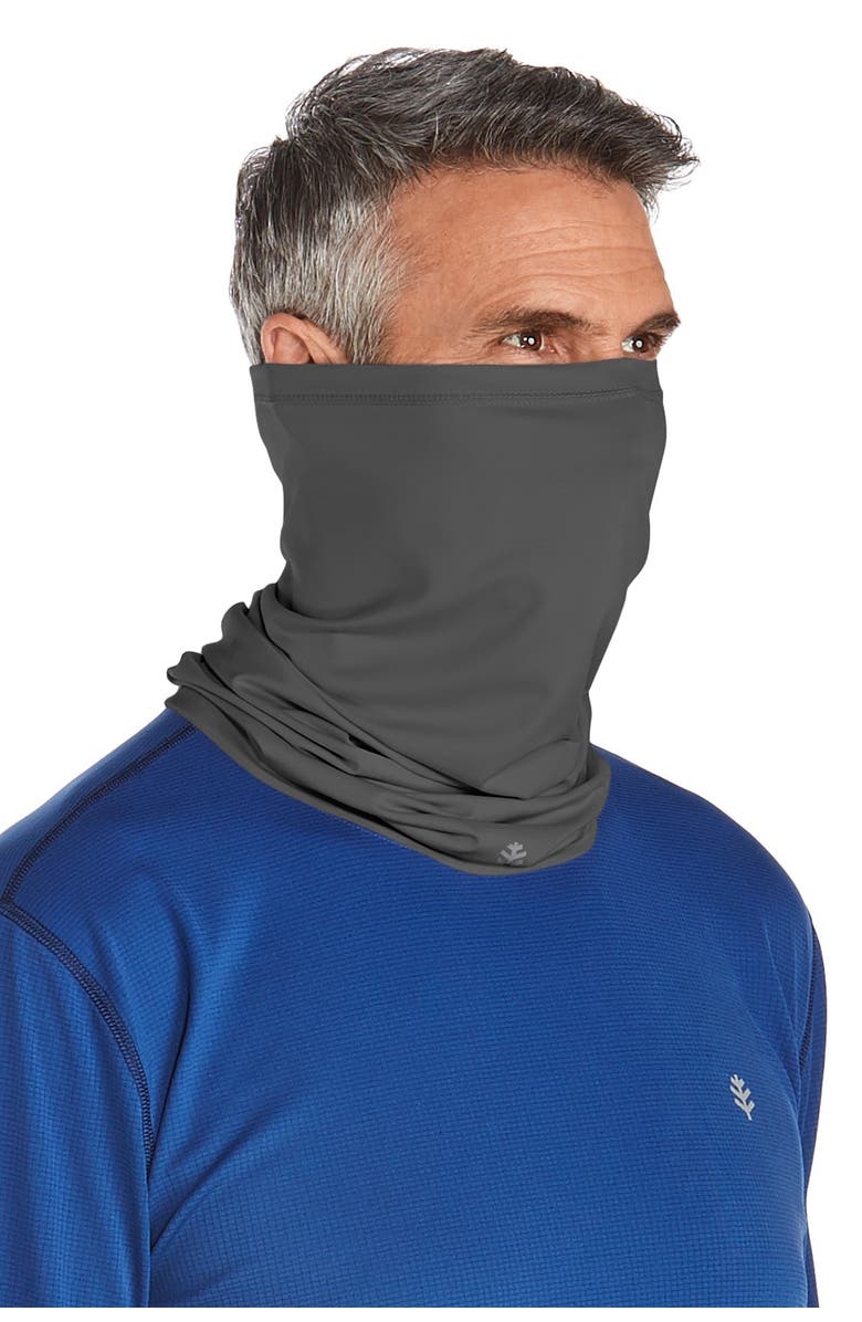Coolibar Unisex UV Neck Gaiter - UPF 50+ Sun Protection - La Plata, Main, color, Charcoal