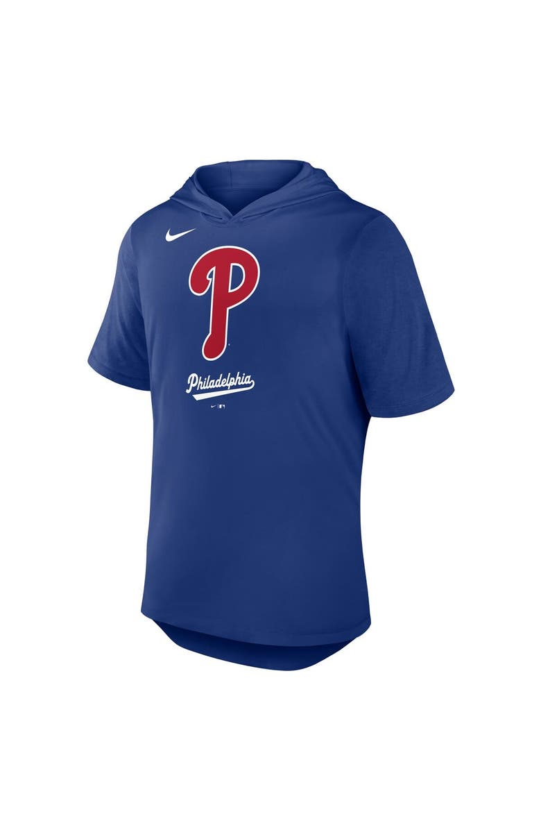 Nike Men's Nike Royal Philadelphia Phillies Tri-Blend Hoodie T-Shirt, Alternate, color, Royal