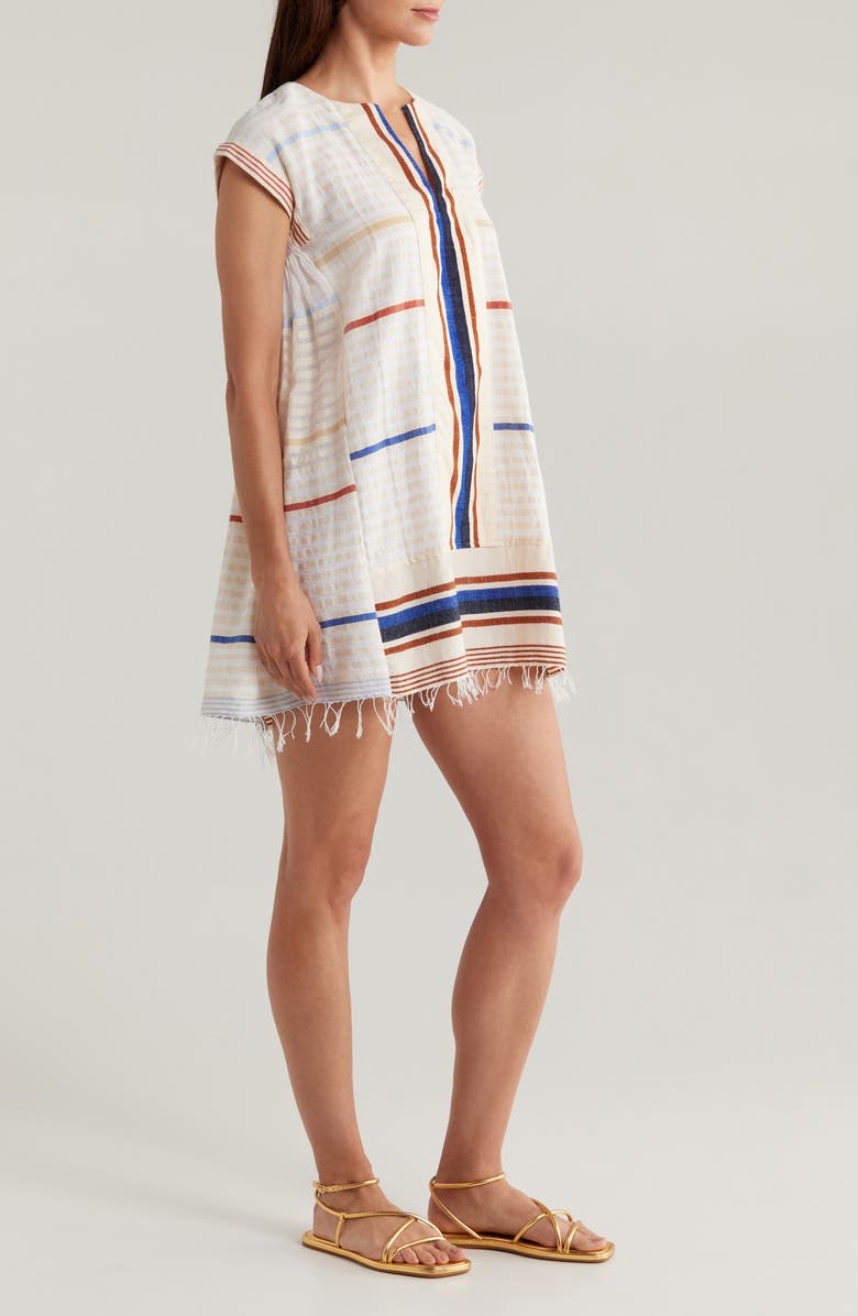 lemlem Elina Stripe Caftan, Alternate, color,