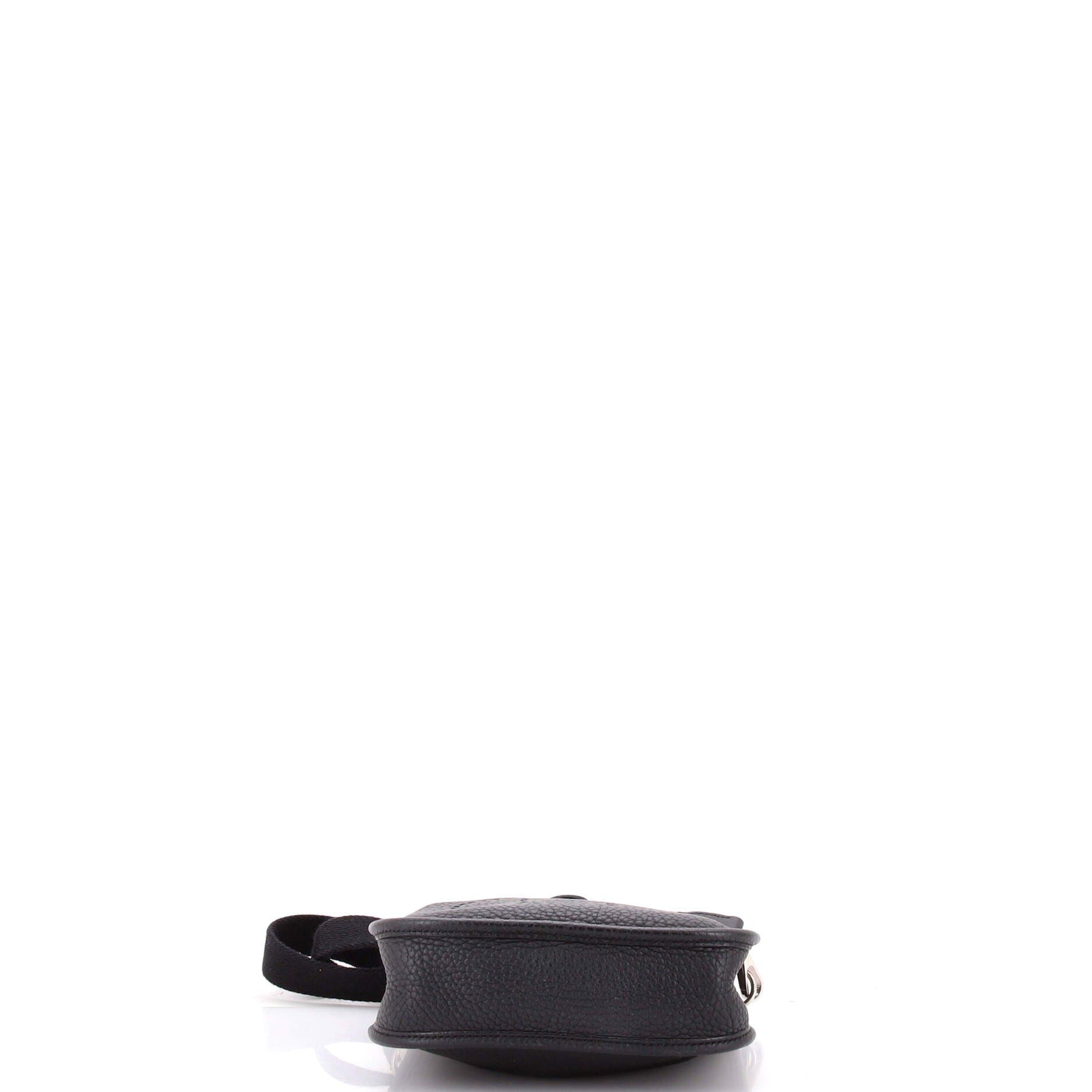 Pre-Owned Hermes Evelyne Bag Gen III Clemence TPM, Alternate, color, Noir