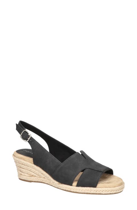 Resort Slingback Wedge Sandal (Women)