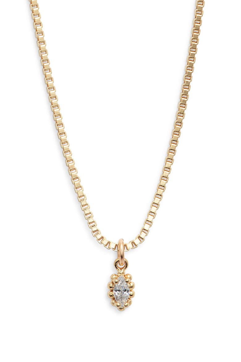 Shu Deity Pendant Necklace, Main, color, GOLD