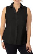 Foxcroft Taylor Non-Iron Sleeveless Button-Up Shirt