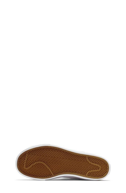 Nike Kids' Court Legacy Sneaker In White/black/ochre