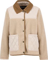 Barbour Laurel High Pile Fleece Quilted Jacket
