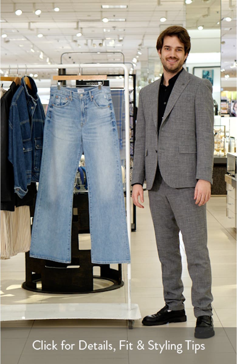 Larsen High Waist Wide Leg Jeans, sales video thumbnail