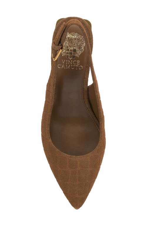 Vince Camuto Hamden Pointed Toe Slingback Pump In Animal Print