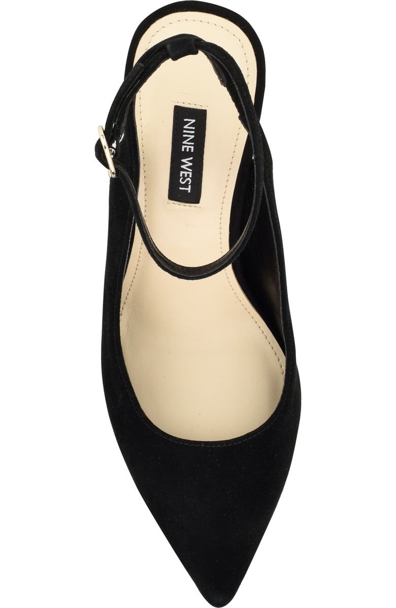 Nine West Taran Ankle Strap Pointed Toe Pump, Alternate, color,