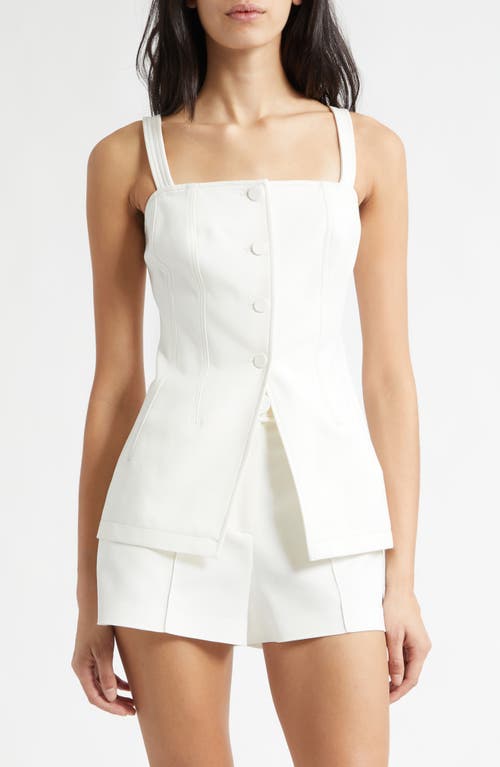Ramy Brook Elana Cotton Blend Vest in Ivory at Nordstrom, Size 00