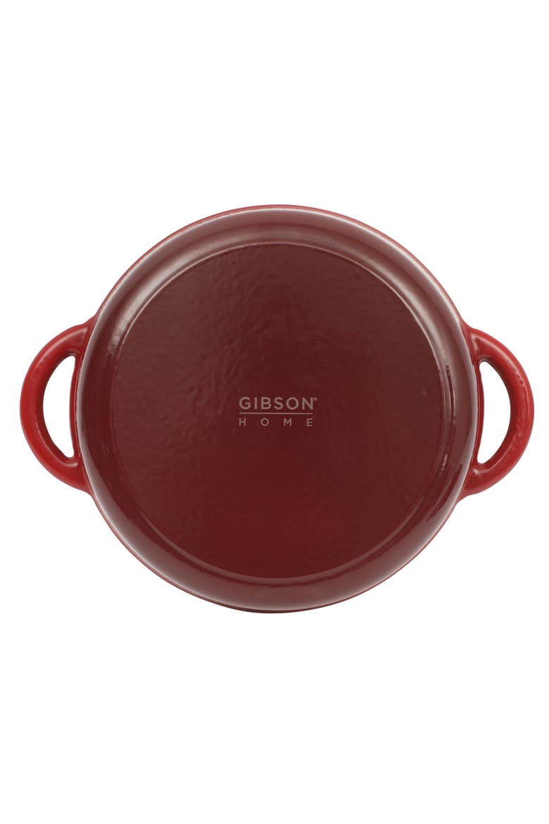 Addlestone 5 Quart Enameled Cast Iron Dutch Oven with Lid, Alternate, color, Red