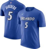 Nike Men's Nike Paolo Banchero Blue Orlando Magic Icon Edition Name & Number T-Shirt