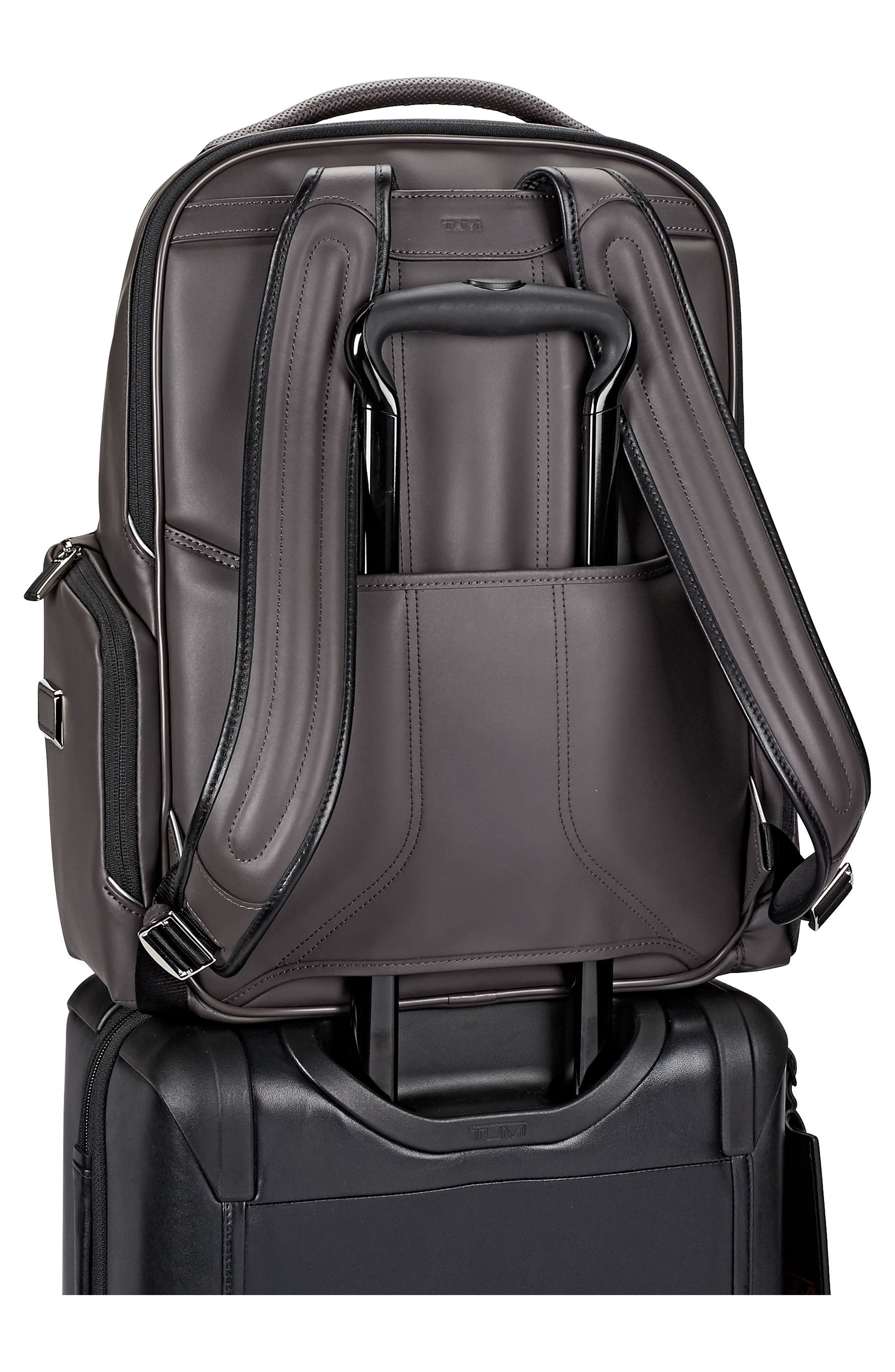 Tumi Arrivé - Bradley Leather Backpack, Alternate, color, 
