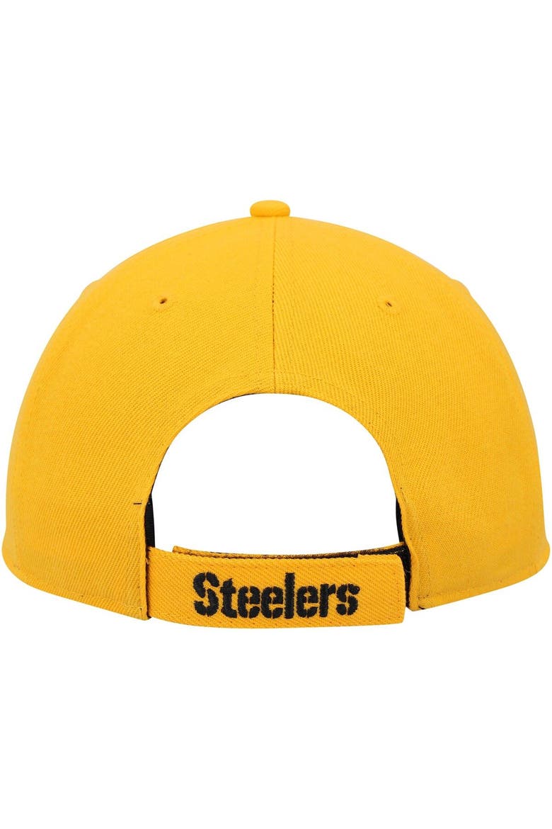 Men's '47 Gold Pittsburgh Steelers MVP Adjustable Hat, Alternate, color, Gold