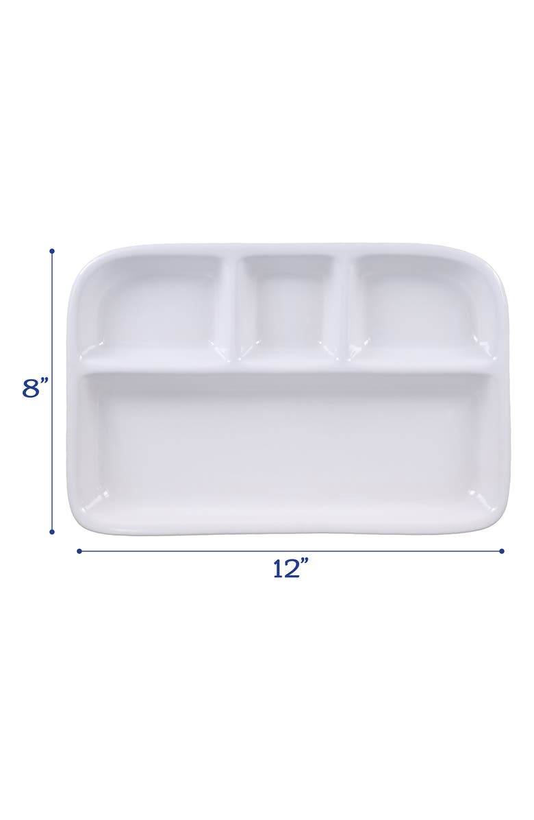 BIA Cordon Bleu Set of 2 Dinner Trays, Alternate, color, White