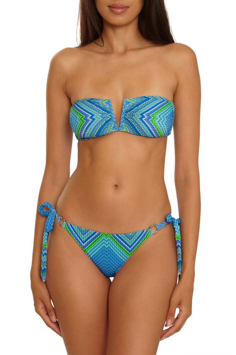 Side Tie Bikini Bottoms, Alternate, color, MULTI