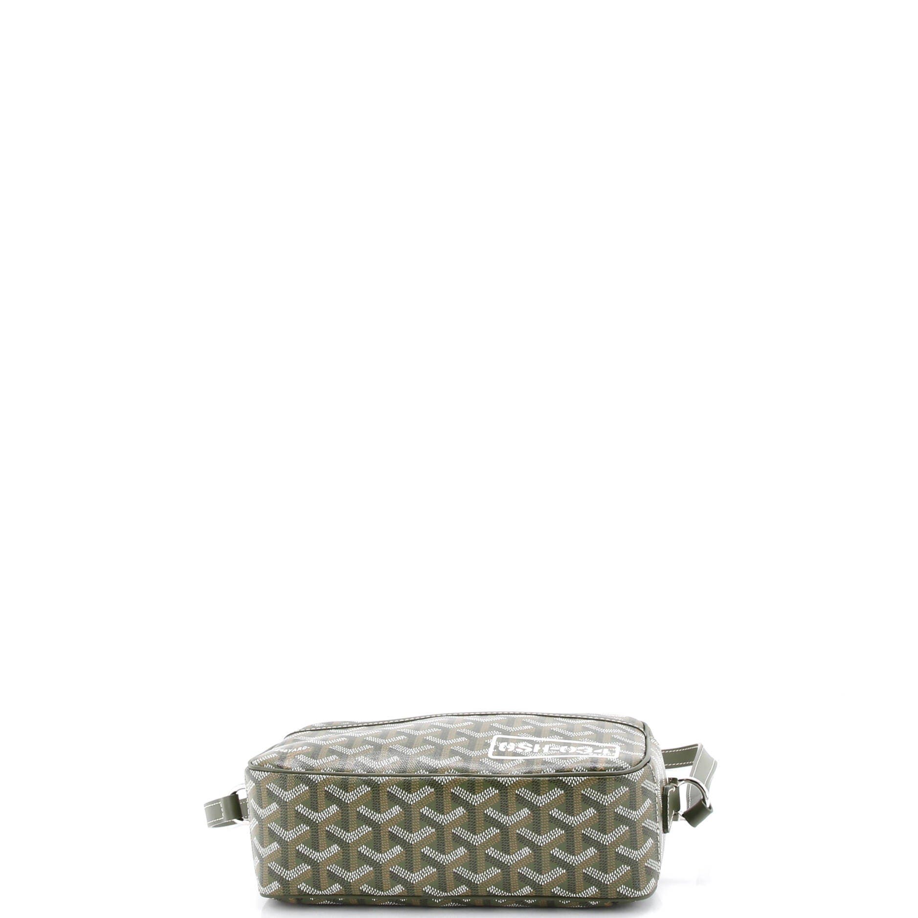 Pre-Owned Goyard Cap Vert Bag Printed Coated Canvas, Alternate, color, Green