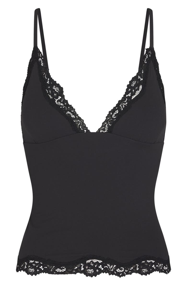 SKIMS TRIANGLE CAMI, Alternate, color, Onyx