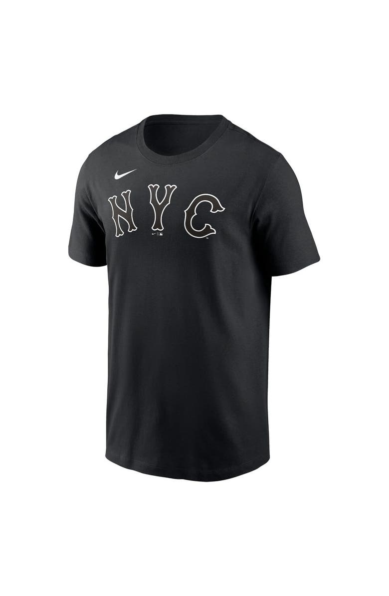 Nike Men's Nike Black New York Mets 2024 City Connect Wordmark T-Shirt, Alternate, color, Black