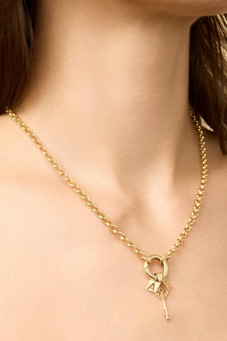 14K Yellow Gold Markey Pendant Charm, Alternate, color, 14K Yellow Gold