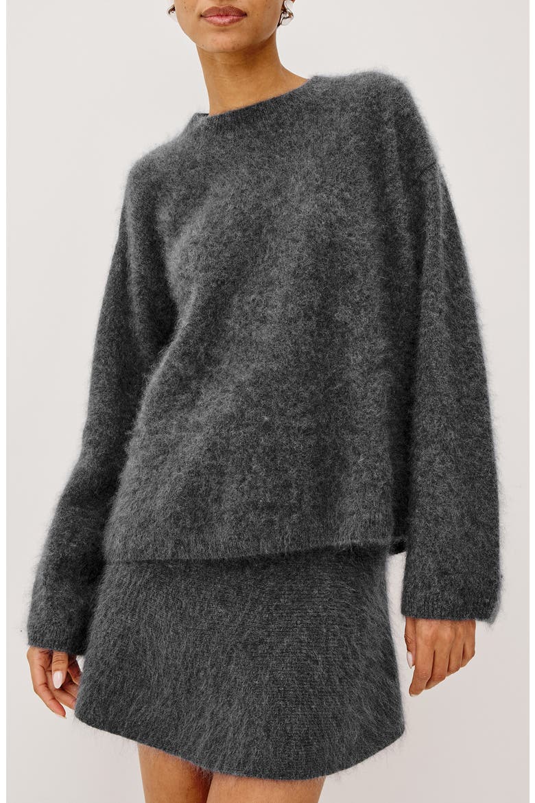 Joel Wool & Cashmere Sweater, Main, color, CHARCOAL