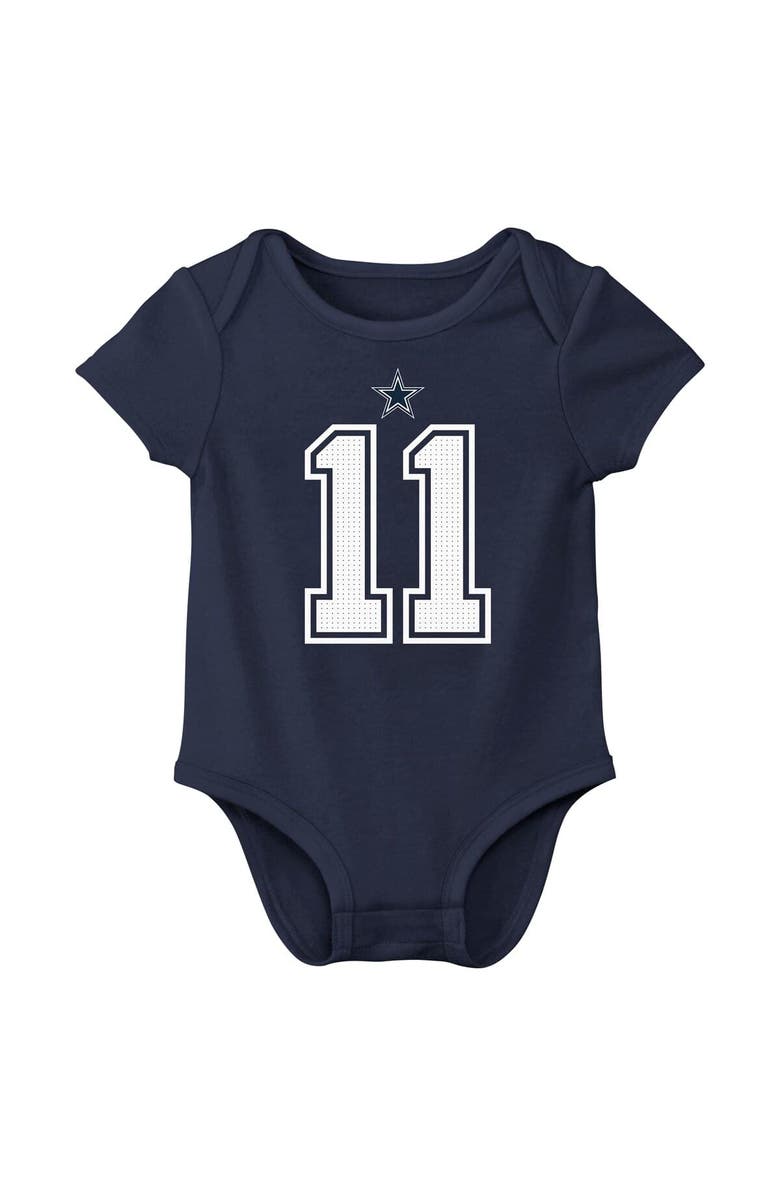 Nike Newborn & Infant Nike Micah Parsons Navy Dallas Cowboys Player Name & Number Bodysuit, Alternate, color, 