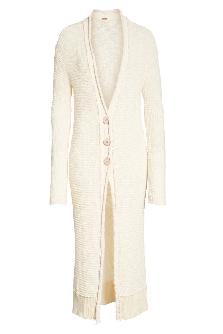 Clearwater Long Cardigan, Alternate, color, IVORY