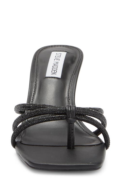 Steve Madden Jazzee Slide Sandal In Black