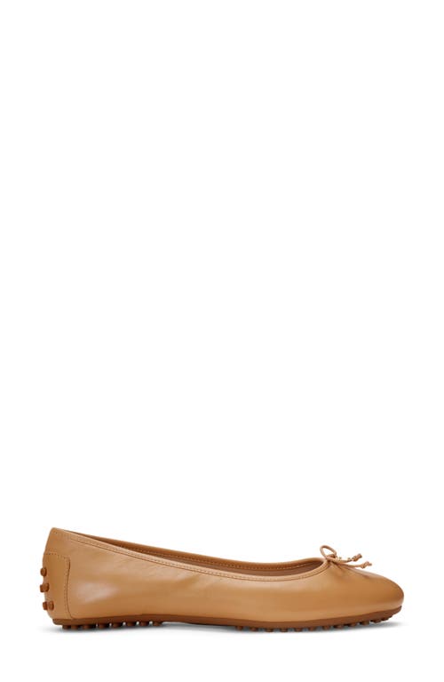 Ralph Lauren Jayna Driver Ballet Flat In Brown