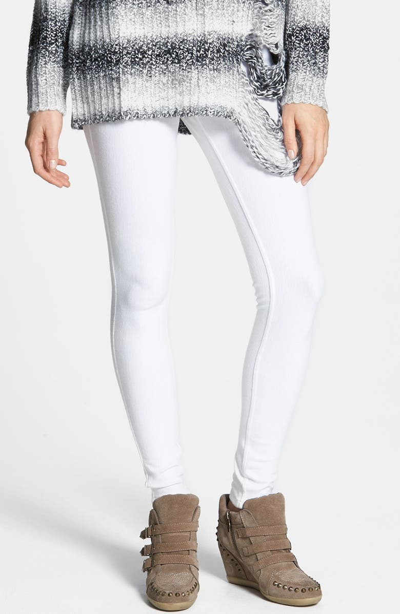 Hue Denim Leggings, Main, color, 