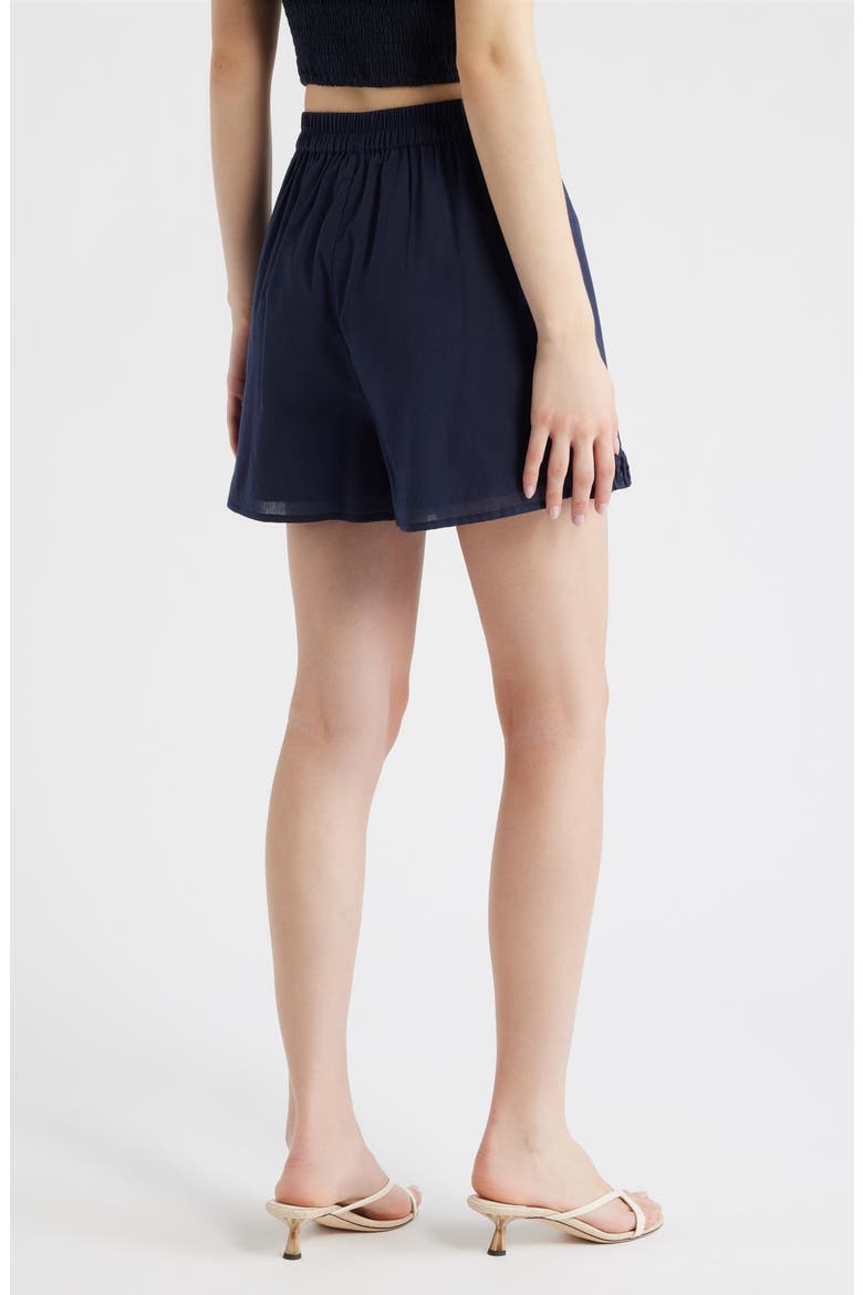 Silla Embroidery Detail Cotton Skort, Alternate, color, NAVY
