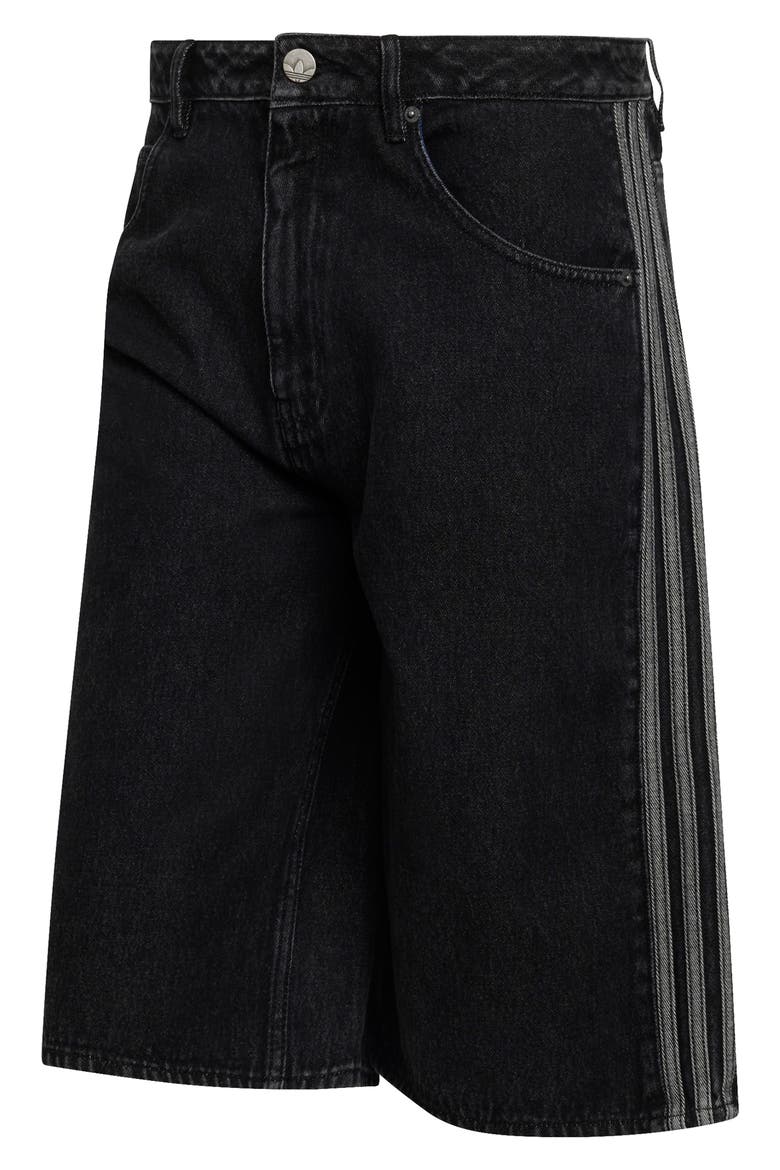 Firebird Denim Shorts, Alternate, color, TRUE BLACK DENIM
