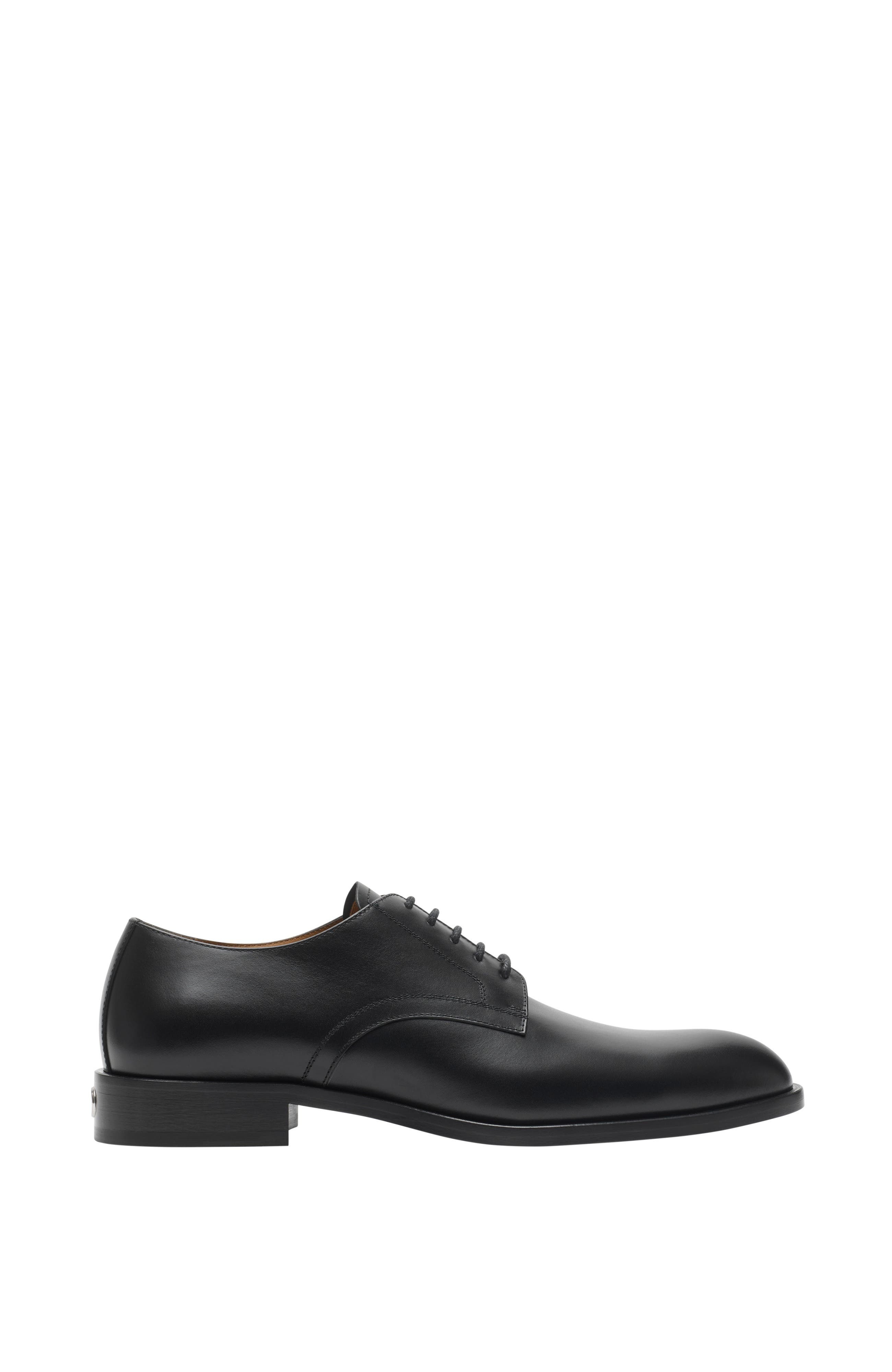 Burberry Leather Carlyle Stamp Derby Shoes, Main, color, 