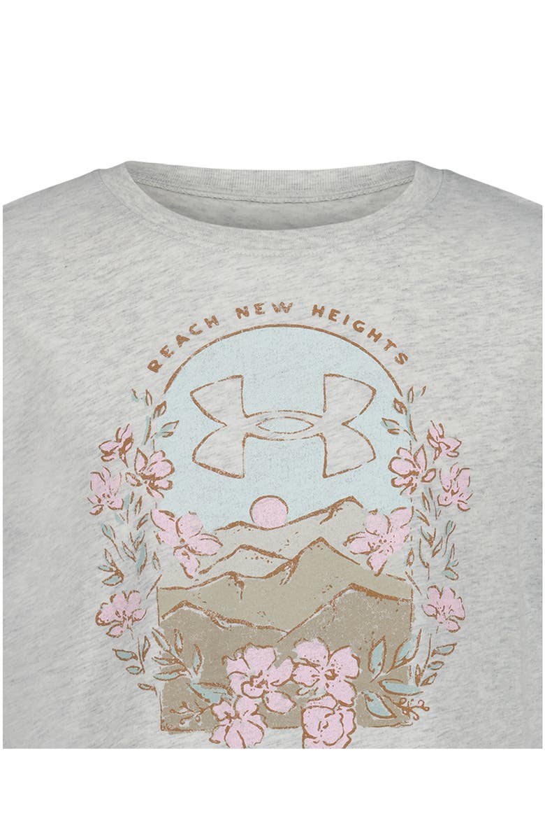 Under Armour Kids' New Heights Logo Graphic T-Shirt, Alternate, color, Silver Heather