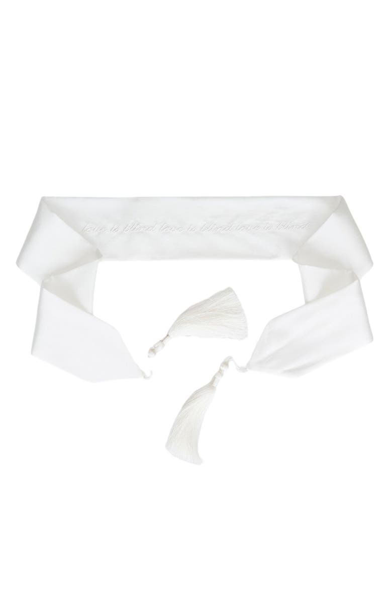 Love Is Blind Blindfold, Main, color, Ivory/ Sucre